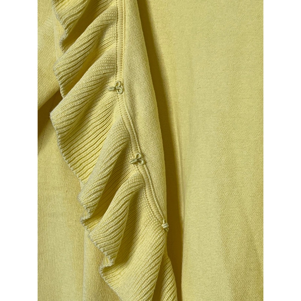 Lilly Pulitzer Yellow Ruffle Sweater - Picture 3 of 10
